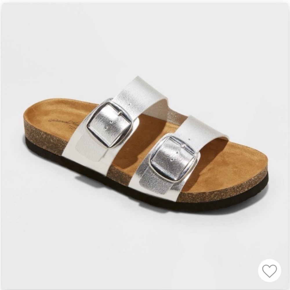 Women's Devin Two Band Footbed
Sandals - Universal Thread new